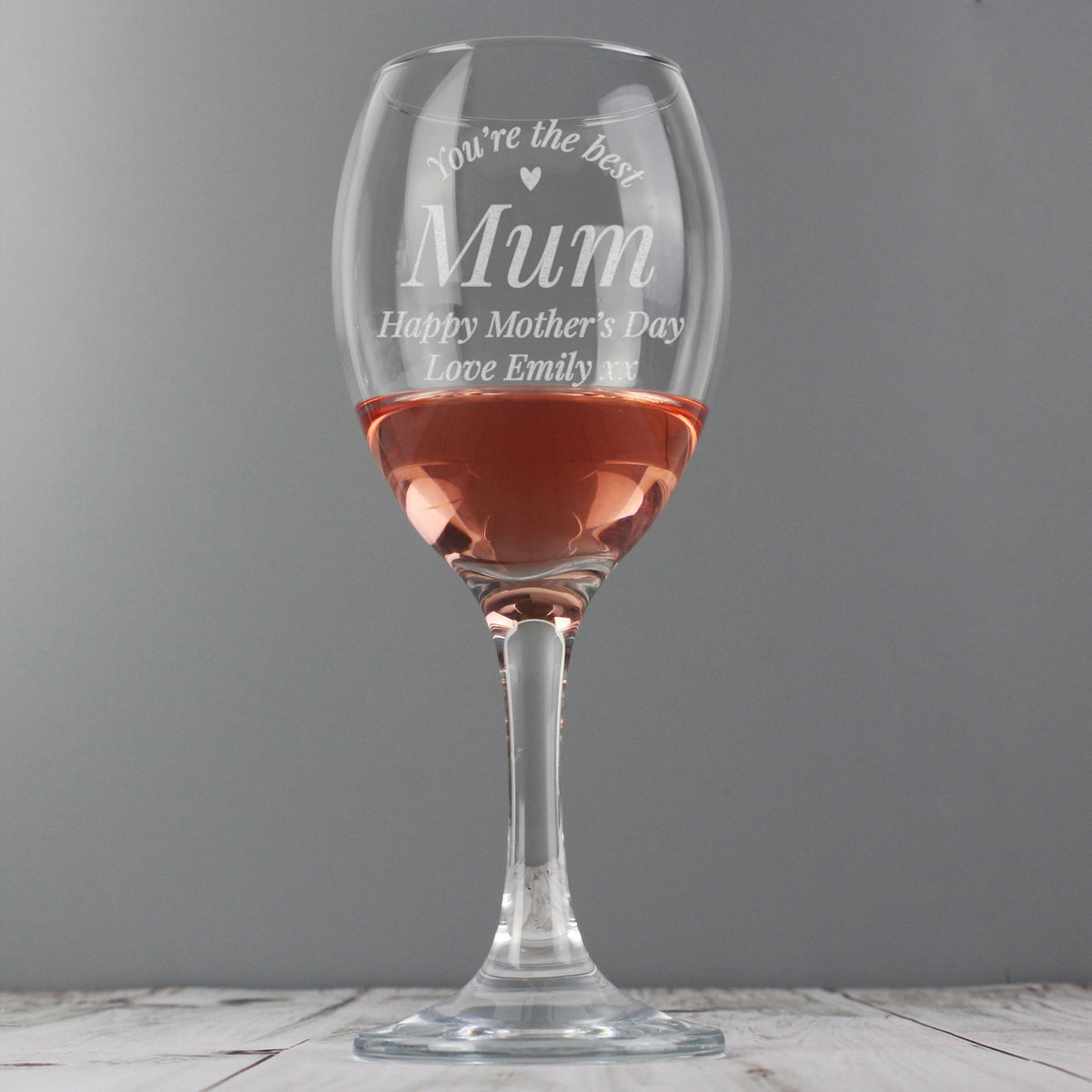 Personalised Memento Personalised You Are The Best Wine Glass