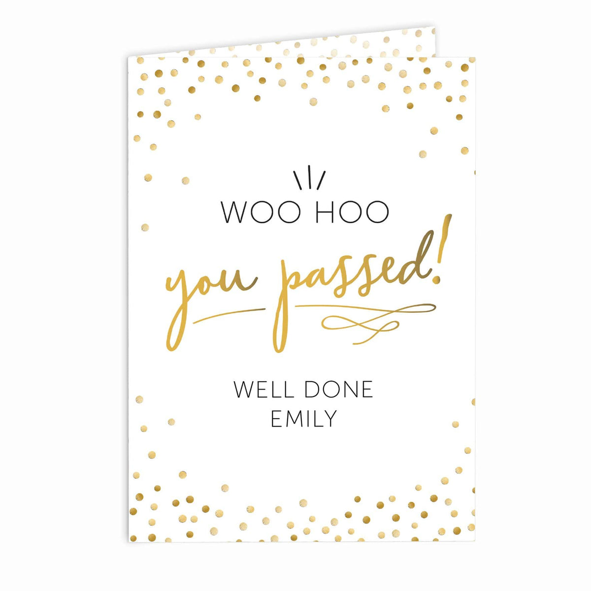 Personalised Memento Greetings Cards Personalised You Passed! Card