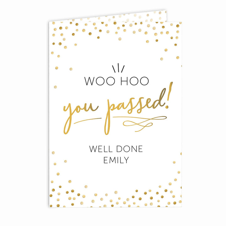 Personalised Memento Greetings Cards Personalised You Passed! Card