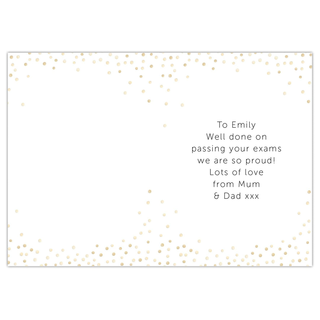 Personalised Memento Greetings Cards Personalised You Passed! Card