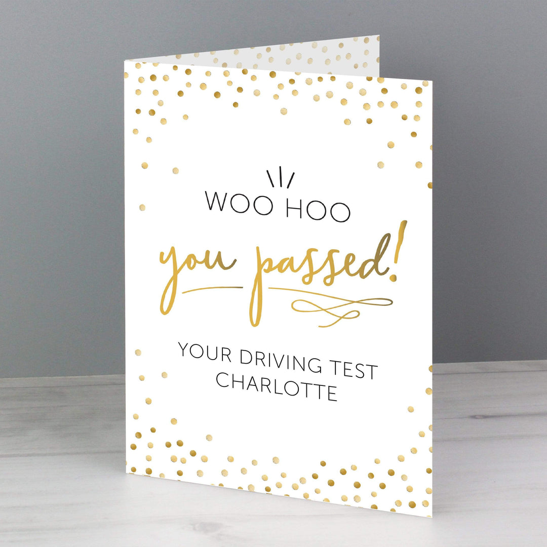Personalised Memento Greetings Cards Personalised You Passed! Card