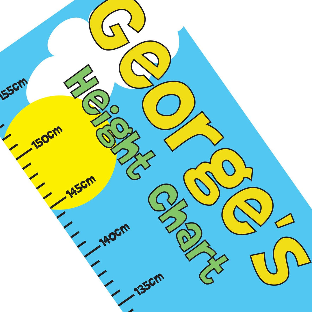 Personalised Memento Keepsakes Personalised Zoo Height Chart