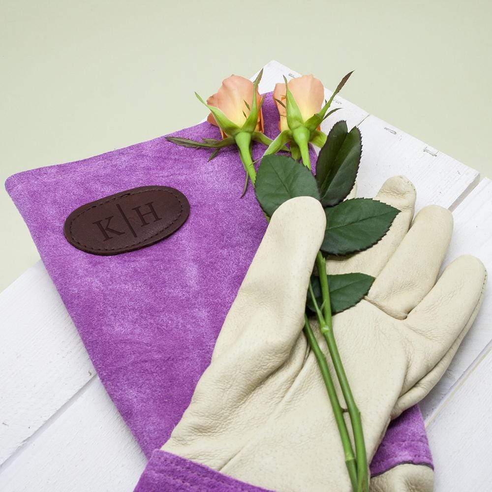 Treat Pink Leather Gardening Gloves