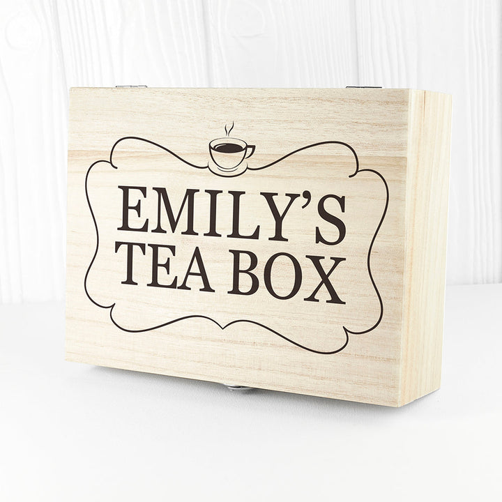 Personalised Framed Tea Box with Tea