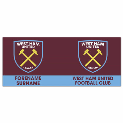 Personalised Memento Mugs West Ham United FC Bold Crest Mug