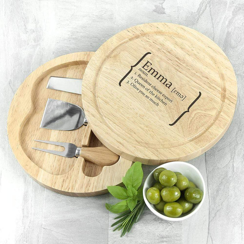 Treat Your Defintion Cheese Board Set